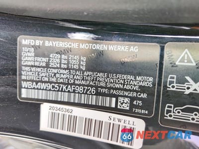 Zdjęcie 12 z 12 samochodu: 2019 BMW 440XI VIN:WBA4W9C57KAF98726 - miniatura