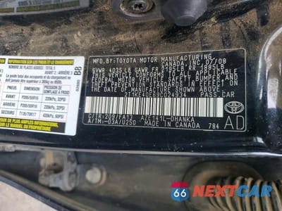Zdjęcie 12 z 12 samochodu: 2009 TOYOTA COROLLA MATRIX S VIN:2T1KE40E69C024934 - miniatura