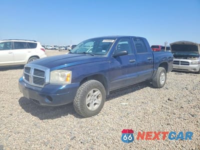 2006 DODGE DAKOTA QUAD SLT 1D7HE48KX6S533090 - główne zdjęcie licytacji z USA - miniatura