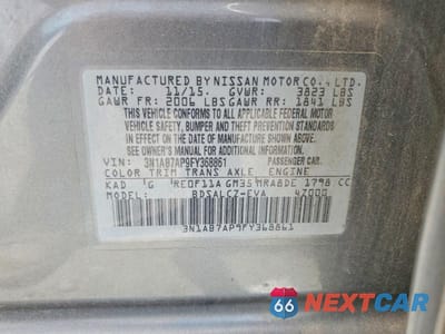 Zdjęcie 12 z 12 samochodu: 2015 NISSAN SENTRA S VIN:3N1AB7AP9FY368861 - miniatura