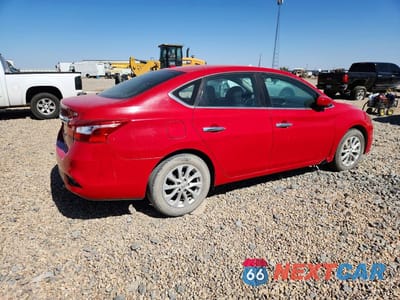 Trzecie zdjęcie samochodu z tyłu: 2019 NISSAN SENTRA SV VIN:3N1AB7AP1KL610212 - miniatura