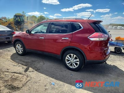 Drugie zdjęcie samochodu z przodu: 2014 NISSAN ROGUE SV VIN:5N1AT2MV2EC753155 - miniatura