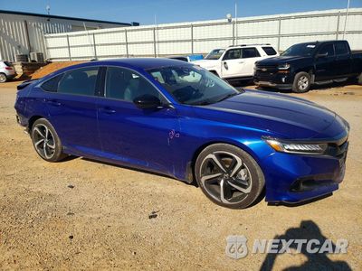 Czwarte zdjęcie samochodu z boku: 2022 HONDA ACCORD SPORT SE VIN:1HGCV1F42NA037276 - miniatura