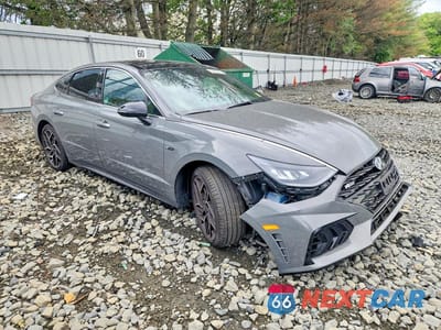 Czwarte zdjęcie samochodu z boku: 2021 HYUNDAI SONATA N LINE VIN:5NPEK4JC3MH110758 - miniatura