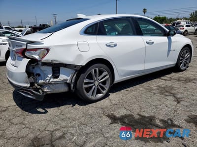 Trzecie zdjęcie samochodu z tyłu: 2020 CHEVROLET MALIBU PREMIER VIN:1G1ZE5SX4LF032170 - miniatura
