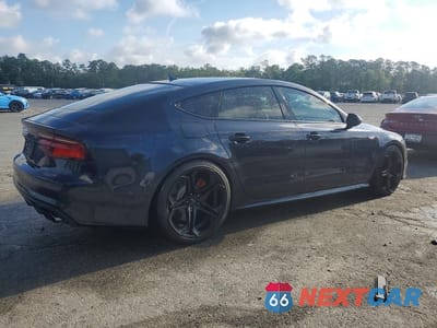 Trzecie zdjęcie samochodu z tyłu: 2017 AUDI S7 PREMIUM PLUS VIN:WAUWFAFC7HN034304 - miniatura