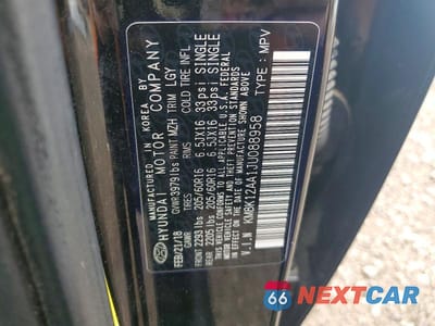 Zdjęcie 12 z 12 samochodu: 2018 HYUNDAI KONA SE VIN:KM8K12AA1JU088958 - miniatura