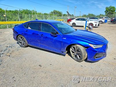 Czwarte zdjęcie samochodu z boku: 2022 ACURA TLX VIN:19UUB6F56NA000895 - miniatura