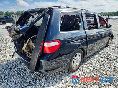 Trzecie zdjęcie samochodu z tyłu: 2007 HONDA ODYSSEY EXL VIN:5FNRL38797B099107 - miniatura