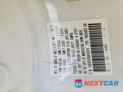 Zdjęcie 12 z 12 samochodu: 2017 HONDA ACCORD EXL VIN:1HGCR2F8XHA002874 - miniatura