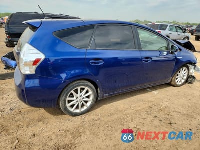 Trzecie zdjęcie samochodu z tyłu: 2012 TOYOTA PRIUS V FIVE VIN:JTDZN3EUXC3113253 - miniatura