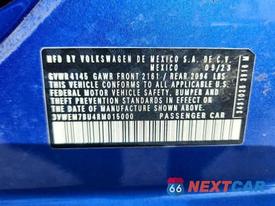 Zdjęcie 12 z 12 samochodu: 2024 VOLKSWAGEN JETTA SE VIN:3VWEM7BU4RM015000 - miniatura