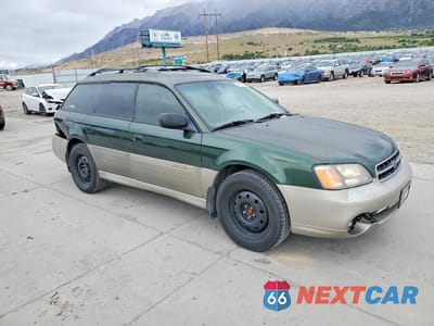 Czwarte zdjęcie samochodu z boku: 2000 SUBARU LEGACY OUTBACK VIN:4S3BH6657Y7650051 - miniatura