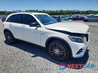Czwarte zdjęcie samochodu z boku: 2017 MERCEDES-BENZ GLC 43 4MATIC AMG VIN:WDC0G6EB2HF183722 - miniatura