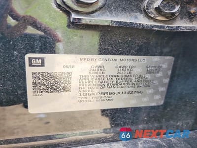 Zdjęcie 12 z 12 samochodu: 2018 CADILLAC CT6 PLATINUM CSAV VIN:1G6KP5R66JU143766 - miniatura