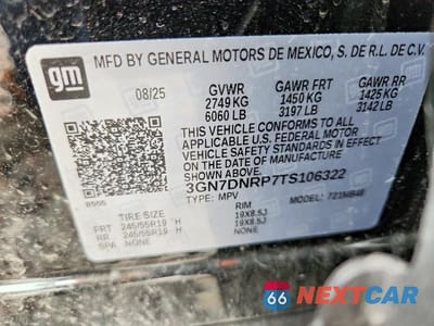 Zdjęcie 13 z 13 samochodu: 2026 CHEVROLET EQUINOX LT VIN:3GN7DNRP7TS106322 - miniatura