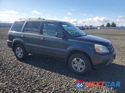 Czwarte zdjęcie samochodu z boku: 2005 HONDA PILOT EX VIN:2HKYF18455H552215 - miniatura