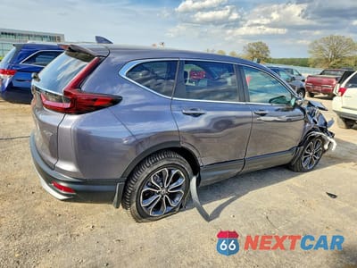Trzecie zdjęcie samochodu z tyłu: 2021 HONDA CR-V EX VIN:5J6RW2H58ML013837 - miniatura