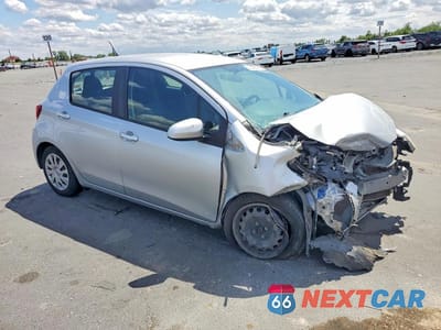 Czwarte zdjęcie samochodu z boku: 2015 TOYOTA YARIS 5-DOOR L VIN:VNKKTUD30FA047843 - miniatura