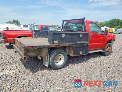 Trzecie zdjęcie samochodu z tyłu: 2003 FORD F350 SUPER DUTY VIN:1FDWF37L53EC99644 - miniatura