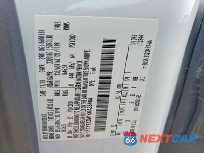 Zdjęcie 13 z 13 samochodu: 2019 FORD TRANSIT T-150 VIN:1FTYE1ZM1KKA36464 - miniatura