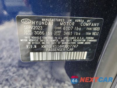 Zdjęcie 13 z 13 samochodu: 2024 GENESIS ELECTRIFIED G80 ADVANCED VIN:KMTGE4S14RU007747 - miniatura