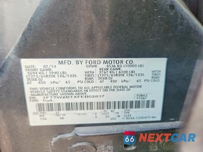 Zdjęcie 12 z 12 samochodu: 2015 FORD F250 SUPER DUTY VIN:1FT7W2BTXFEB02837 - miniatura