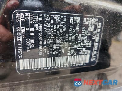 Zdjęcie 13 z 13 samochodu: 2023 NISSAN ROGUE SV VIN:JN8BT3BB1PW495868 - miniatura