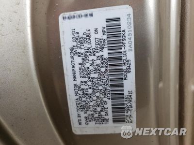 Zdjęcie 13 z 13 samochodu: 2001 TOYOTA SIENNA LE VIN:4T3ZF13C91U389266 - miniatura
