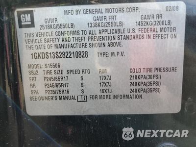 Zdjęcie 13 z 13 samochodu: 2008 GMC ENVOY VIN:1GKDS13S282210828 - miniatura