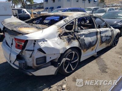 Trzecie zdjęcie samochodu z tyłu: 2021 HONDA ACCORD SPORT VIN:1HGCV1F31MA106206 - miniatura