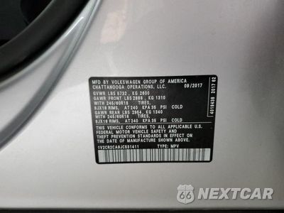 Zdjęcie 14 z 14 samochodu: 2018 VOLKSWAGEN ATLAS SE VIN:1V2CR2CA9JC531411 - miniatura