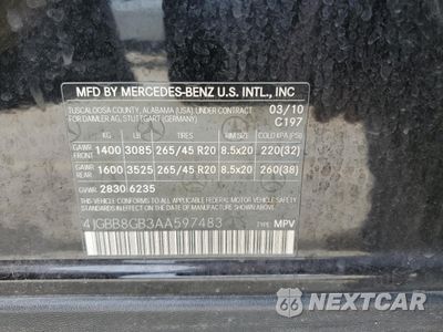 Zdjęcie 15 z 15 samochodu: 2010 MERCEDES-BENZ ML 350 4MATIC VIN:4JGBB8GB3AA597483 - miniatura