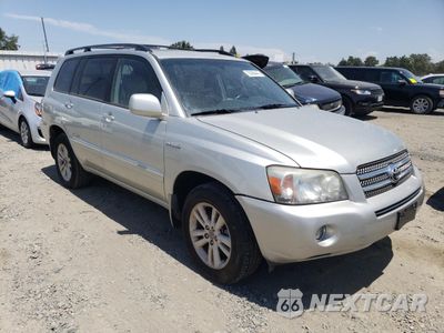 Czwarte zdjęcie samochodu z boku: 2006 TOYOTA HIGHLANDER HYBRID VIN:JTEEW21A160024917 - miniatura