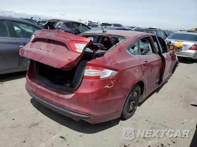 Trzecie zdjęcie samochodu z tyłu: 2016 FORD FUSION SE VIN:3FA6P0H78GR148100 - miniatura
