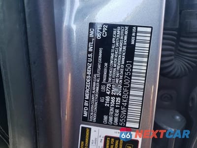 Zdjęcie 12 z 12 samochodu: 2015 MERCEDES-BENZ C 300 4MATIC VIN:55SWF4KB0FU075501 - miniatura