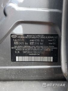 Zdjęcie 12 z 12 samochodu: 2011 HYUNDAI SONATA GLS VIN:5NPEB4AC1BH242527 - miniatura