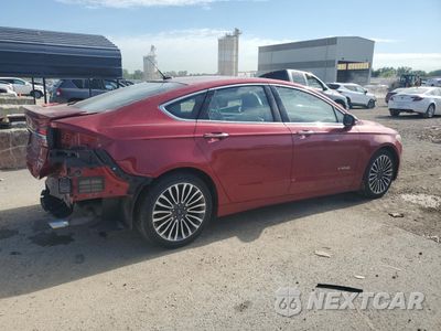 Trzecie zdjęcie samochodu z tyłu: 2018 FORD FUSION TITANIUM/PLATINUM HEV VIN:3FA6P0RU5JR160359 - miniatura