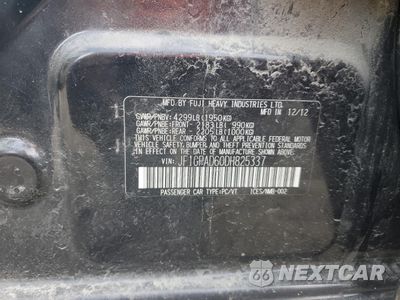 Zdjęcie 12 z 12 samochodu: 2013 SUBARU IMPREZA PREMIUM VIN:JF1GPAD60DH825337 - miniatura