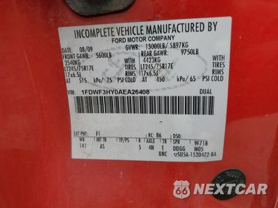 Zdjęcie 12 z 12 samochodu: 2010 FORD F350 SUPER DUTY VIN:1FDWF3HY0AEA26408 - miniatura