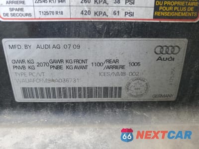 Zdjęcie 12 z 12 samochodu: 2010 AUDI A3 VIN:WAUAFCFM9AA036731 - miniatura