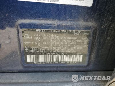Zdjęcie 13 z 13 samochodu: 2011 SUBARU OUTBACK 2.5I LIMITED VIN:4S4BRBKC4B3364212 - miniatura