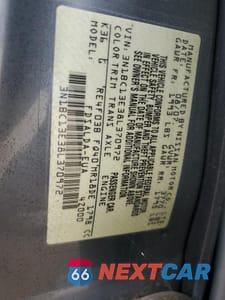 Zdjęcie 14 z 14 samochodu: 2008 NISSAN VERSA S VIN:3N1BC13E38L370972 - miniatura