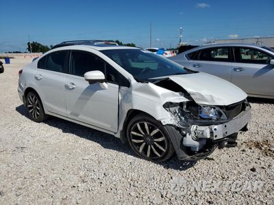 Czwarte zdjęcie samochodu z boku: 2014 HONDA CIVIC EXL VIN:19XFB2F93EE068913 - miniatura