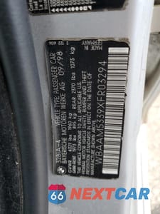 Zdjęcie 12 z 12 samochodu: 1999 BMW 328 I AUTOMATIC VIN:WBAAM5339XFR03294 - miniatura