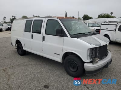 Czwarte zdjęcie samochodu z boku: 2001 CHEVROLET EXPRESS G2500 VIN:1GCFG25W911133317 - miniatura