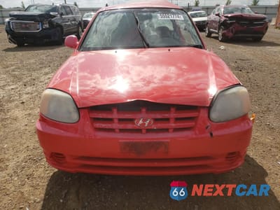 Piąte zdjęcie samochodu w środku: 2005 HYUNDAI ACCENT GL VIN:KMHCG45C35U671273 - miniatura
