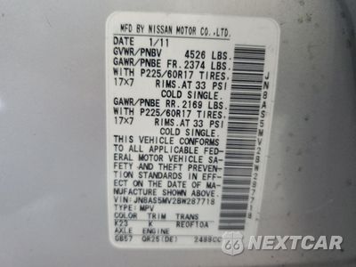 Zdjęcie 15 z 16 samochodu: 2011 NISSAN ROGUE S VIN:JN8AS5MV2BW287718 - miniatura