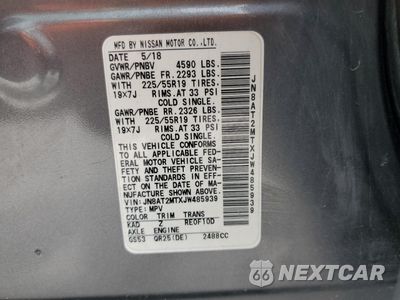 Zdjęcie 15 z 15 samochodu: 2018 NISSAN ROGUE S VIN:JN8AT2MTXJW485939 - miniatura