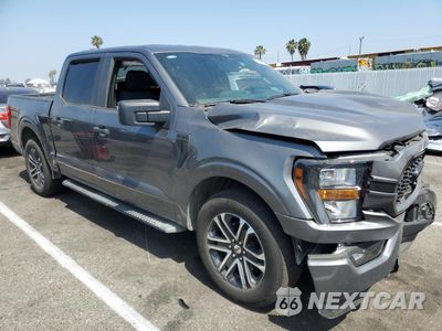 Czwarte zdjęcie samochodu z boku: 2023 FORD F150 SUPERCREW VIN:1FTEW1CP4PKE03786 - miniatura